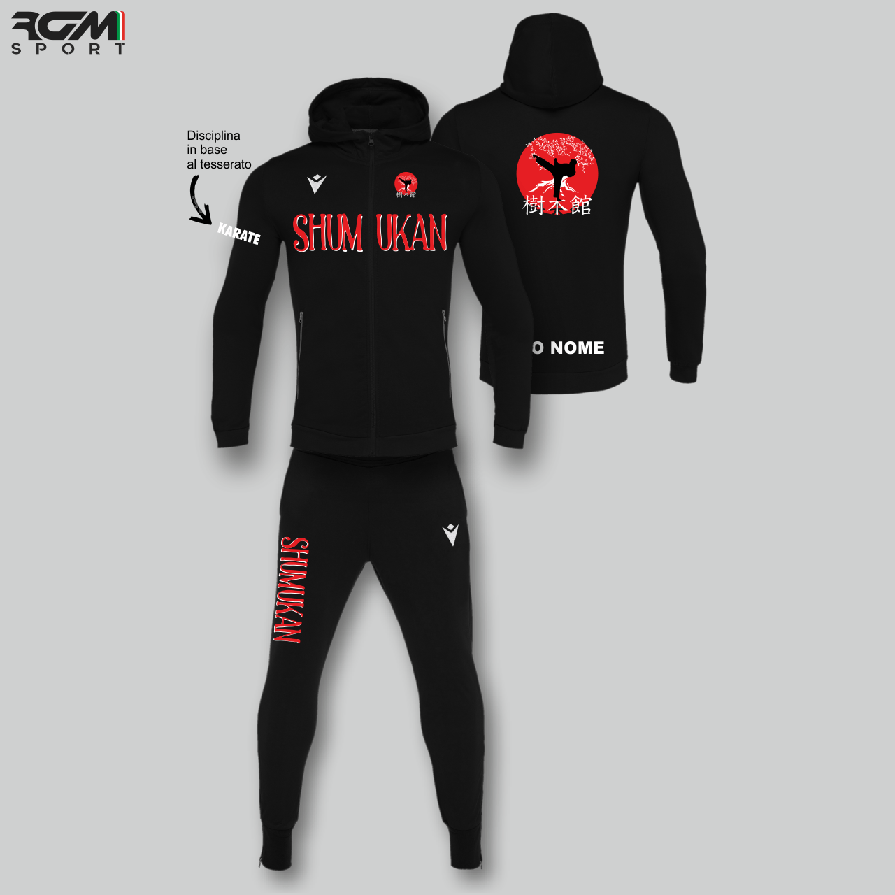 Giacca CELLO + Pantalone BAAL nero