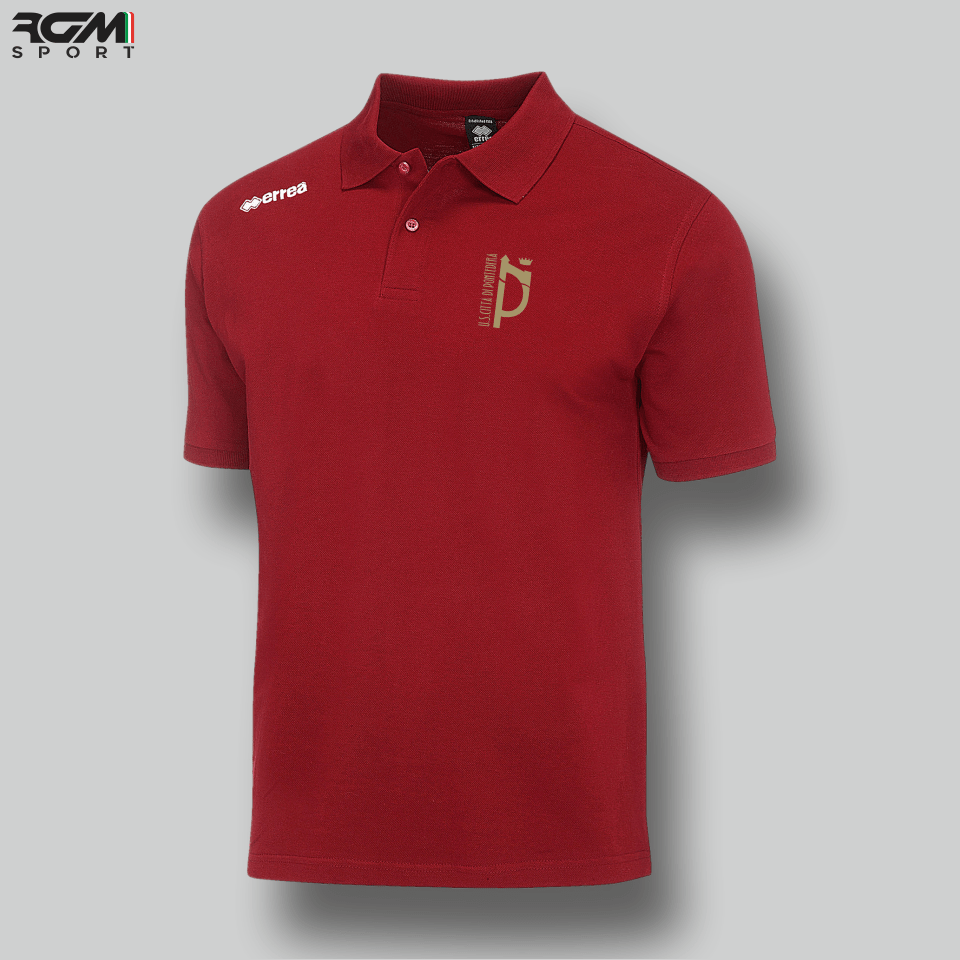 Polo TEAM COLOUR granata L.nuovo