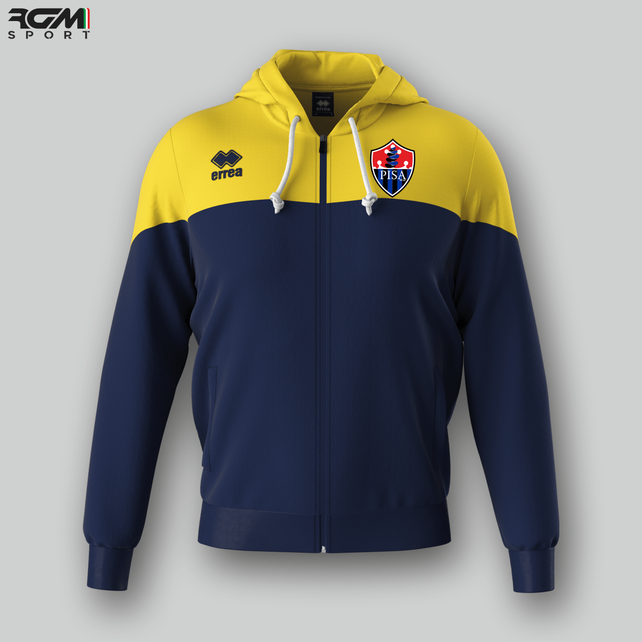 Felpa BEN blu-gialla